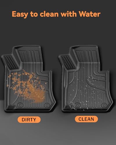 AOMSAZTO GLC Coupe Floor Mats 2016-2022, Cargo Mat Compatible with Mercedes Benz GLC Coupe Only, All Weather Custom Fit Rubber Floor Liners Trunk Mat Cargo Liner for 2016-2022 GLC300 Coupe, Black - style: 2) for Mercedes Benz GLC (Only Coupe) | 2016-2022