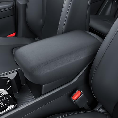 BIBIBO for 2025 2026 Sportage Center Console Cover Kia Sportage (SX/SX Prestige/X-Pro/X-Pro Prestige) Silicone Arm Rest Cover w/Hidden Storage Box 2025 Sportage Armrest Secret Compartment - color: Black-for 2023+Sportage(2-In-1)