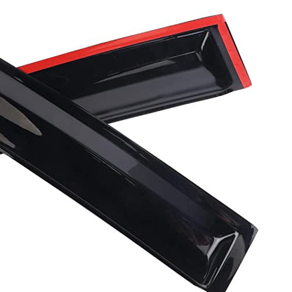Side Window Visors rain Guards Vent Deflectors for Honda CRV (CR-V) 2017 2018 2019 2020 2021 2022 LX EX EX-L Touring - size: Compatible with Honda CR-V 2017-2022