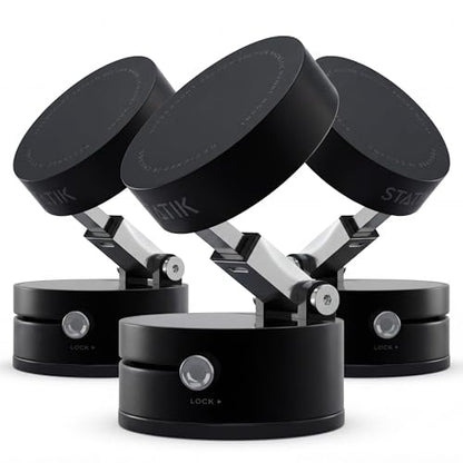Statik HyperMount (Gen 2) Phone Mount, Magnetic Phone Holder, Car Mount for Phone Works on Smooth & Lightly Textured Surfaces, iPhone, Samsung, and Android Compatible, 3 Pack - size: 3 Pack