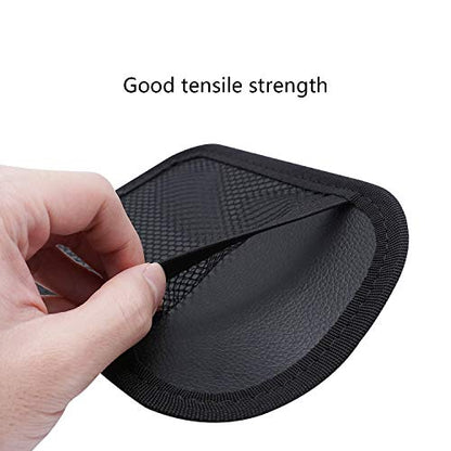 INNOLIFE Car Net Pocket Side Clutter Scattered Storage Phone Holder Strong Paste Organizer 8"x5.75"(1pcs L+1 pcs S) - size: 1 Large+1 Small