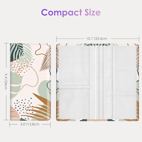 Car Registration and Insurance Holder，Colour Patterns Men Women Car License Document Registration and Insurance Card Holder - color: Abstract Flora