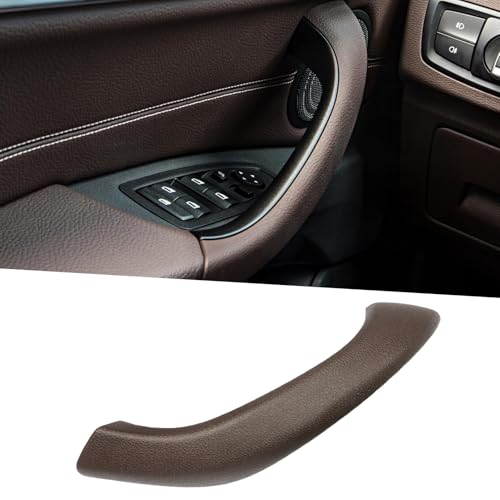 Jaronx Compatible with BMW X1/X2 Door Handle Cover, Left Side Door Handle Outer Cover Replacement Compatible with BMW X1 F48 2016-2022, X2 F39 2018-2023 (Left, Brown) - color: Mocha Brown, size: 1 Piece (Left)