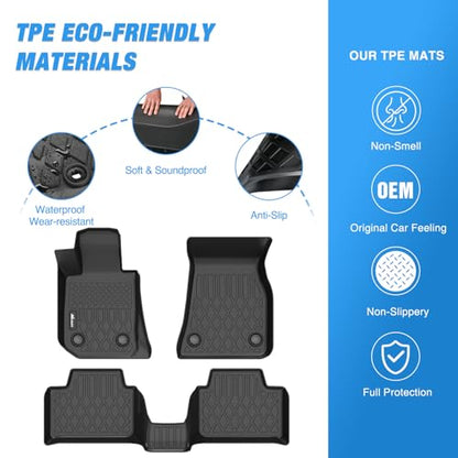 Nilight TPE Floor Mats for BMW 3 Series G20 330i 330i xDrive RWD Sedan Only 2019 2020 2021 2022 2023 2024 2025 All Weather Custom Fit Heavy Duty Floor Liners - color: 2019-2025 BMW 3 Series