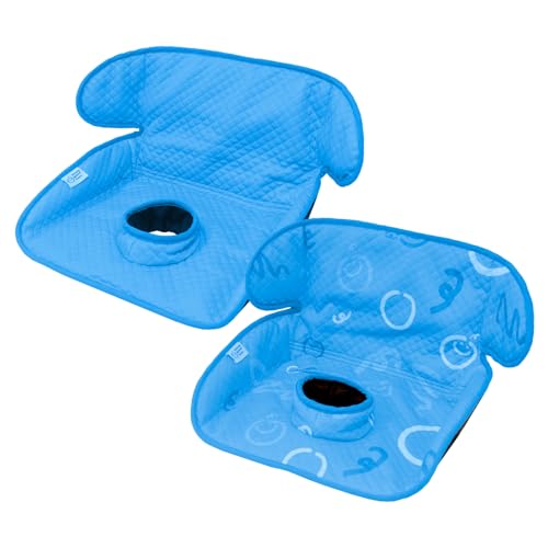 Piddle Pad 2-Pack, Potty Training Car Seat Protector, Toddler Car Seat Cover & Stroller Protector, Machine Washable Waterproof Car Seat, Anti-Slip, Universal Fit (Blue) - color: Blue