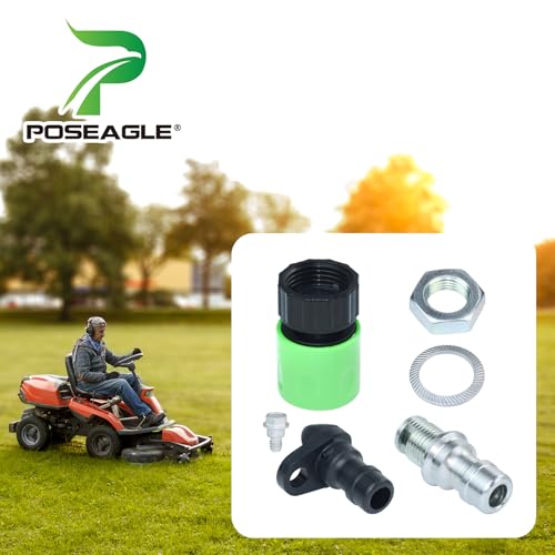 490-900-M061 Deck Wash Kit Replaces 490-900-0025 Including 921-04041 Lawn Mower Deck Wash Adapter Nozzle, 737-04003D Deck Wash Nozzle(Stainless Steel), 731-07487 Deck Wash Nozzle (Plastic) - color: A01 1x490-900-M061 Deck Wash Kit