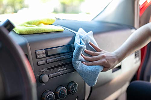 The Rag Company - Edgeless 300 - Microfiber Detailing Towels, Perfect for Removing Polishes, Sealants, and Glaze; Great for Interior Cleaning and Dirty Jobs; 300GSM, 16in x 16in, Yellow (10-Pack) - color: Yellow