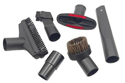 TITISKIN 32mm (1-1/4 inch) &35mm (1-3/8 inch) Vacuum Attachments-Vacuum Cleaner Accessories Brush Kit Fits Vacuum Cleaner (6pcs)