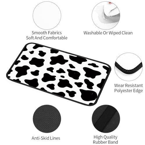 Universal Fit Center Console Armrest Cover - Soft, Stylish & Washable Pad for Car, Truck, SUV and RV, All-Day Comfort, Enhanced Protection - Brown Marble Pattern Design (Cow Pattern) - color: Cow pattern