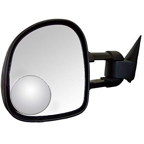 2PCS Large Stick-on Convex Blind Spot Mirror, 3.75" HD Glass Big Round Convex Rear View Mirror, Strong Adhesive for Car, Van, SUV and Trucks (3-3/4"(95mm), Frameless)