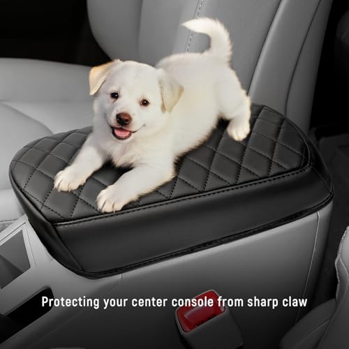 ZZEQYG Center Console Cover for Toyota RAV4 2006-2012 Accessories Leather Center Armrest Cover Center Console Lid Armrest Cover - color: For RAV4 2006-2012