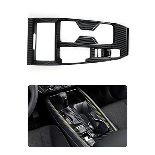 Gas Gear Shift Panel Cover Decals for Honda Accord 2023 2024 2025 11th Gen Accessories ABS Carbon Fiber Stickers - color: Gear Shift Panel, Gas