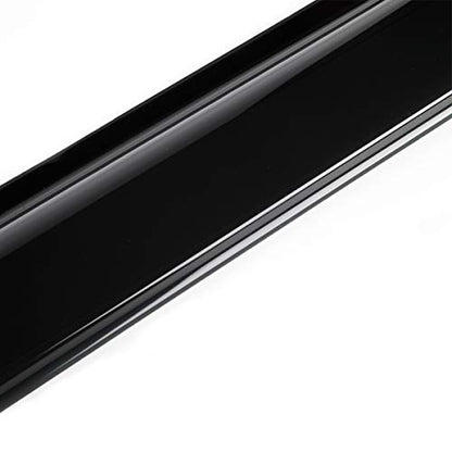 4pcs Outside Mount Style Window Rain Guards Durable Side Wind Deflectors Dark Smoke Nice Vent Window Visors Compatible with F-150 04-14 Super Extended Cab 94738 - size: for F-150 04-14 Super/Extended