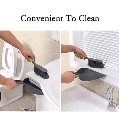 Dustpan and Brush Set,Dust Pans with Brush,Hand Broom Dust Pan,Broom Dustpan Set are Suitable for Kitchen, Sofa, Table, Car Trunk and Seat, Pet Nest and so on.(2pcs) - size: 2Set