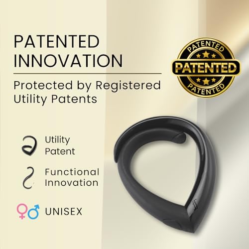 EMBRACE Dual Colour Purse Hook Hanger – Lightweight, Teardrop S Hooks | Bag Clip Holds 22 lb Bags, Backpacks, Totes | Purse Charms for Women, Men | Caviar & Onyx - color: caviar/onyx