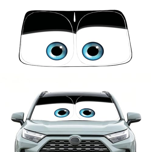 Gven Windshield Sun Shade for Toyota RAV4 2019-2022 2023 2024 2025 2026 Accessories Car Shades Front Windshield Sunshades UV Heat Protector (Toyota RAV4) - color: Black, size: Toyota RAV4