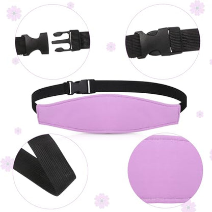 HESTYA 2 Pcs Carseat Head Support Toddler, Stroller Seat Headrest for Sleeping Traveling, Neck Relief Headband Strap for Kids Children Toddler Infant(Sweet) - color: Sweet