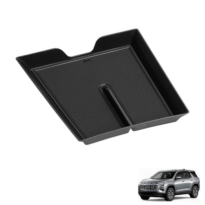 smabee Center Console Organizer Tray for Chevrolet Chevy Equinox 2025 2026 Accessories for Equinox Armrest Storage Console Insert ABS - size: Center Console Organizer Tray