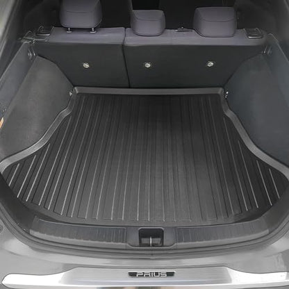 Premium Cargo Liner for Toyota Prius 2016-2022 Sedan - 100% Protection - Custom Fit Car Trunk Mat - All-Season Black Cargo Mat - 3D Shaped Laser Measured Trunk Liners for Toyota Prius (XW50)