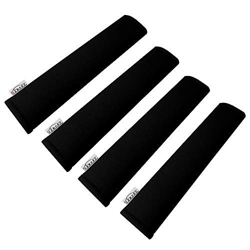 GAMPRO 2-Pack Universal Car Seat Belt Shoulder Pad Cover - Soft &Breathable Strap Cover for Adults and Kids (2Black) - color: Black