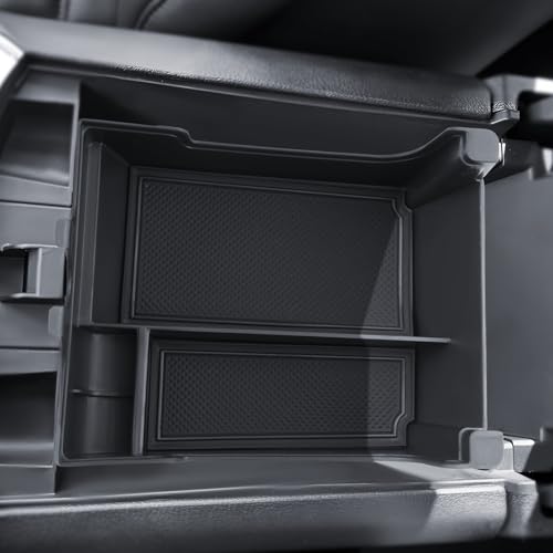for Ford Edge Center Console Organizer Ford Edge 2021-2024 2025 Accessories Armrest Tray Middle Storage Box Insert Container Durable ABS Plastic - size: for 2021-2025 Ford Edge
