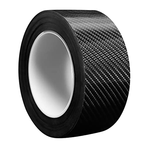 DGSL Car Door Edge Guards Door Sill Protector, 2In x 33Ft 5D Carbon Fiber Car Wrap Film, Vinyl Automotive Wrap Film Anti-Collision Fits for Most Car(Black) - color: Black, size: 2In x 33Ft