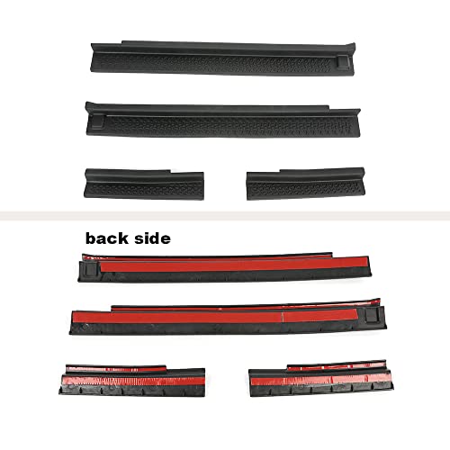 G-PLUS Door Sill Guards Kit Compatible with 2007-2018 Wrangler JKU All Terrain Entry Guard Kit Door Entry Guards Sill Protector Replacement - size: 07-18 Wrangler JKU