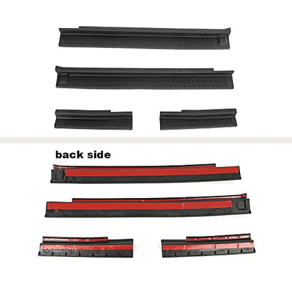 G-PLUS Door Sill Guards Kit Compatible with 2007-2018 Wrangler JKU All Terrain Entry Guard Kit Door Entry Guards Sill Protector Replacement - size: 07-18 Wrangler JKU