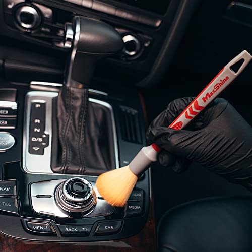 Maxshine Small #10 Universal Ultra Soft Detailing Brush – Professional Brush for Interior, Exterior, Leather Seats, Engine Bay & Wheels – Premium Car Care Detailing Tool - size: Small #10