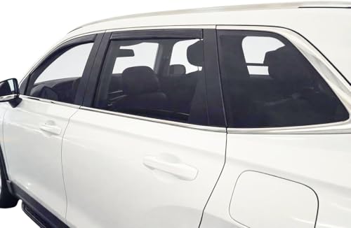 2023-2026 in-Channel Rain Guards for Honda CR-V Side Window Visor Deflectors CRV LX EX EX-L Sport Hybrid Sport Touring Durable Tinted Shades 2024 2025 - size: For Honda CR-V 2023-2026 (In-Channel)