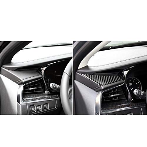 NVCNX Carbon Fiber Compatible with Cadillac XT6 2020-2025 / XT5 2017-2025 2018 2019 2020 2021 2022 2023 2024 Accessories Car Dashboard Instrument Panel Cover Interior Dash Trim Black - color: Dashboard Instrument Panel Trim