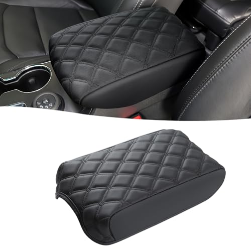 GIANT PANDA Custom Fit Center Console Cover Armrest Cover for 2011-2019 Ford Explorer,Waterproof Leather Middle Console Cover - Full Protection - Black - color: Explorer 2011-2019, size: for Explorer