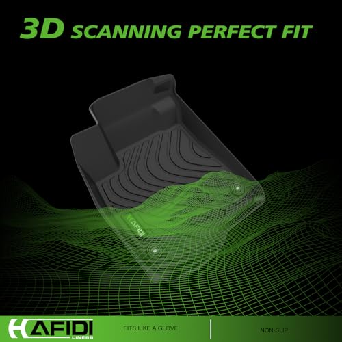 HAFIDI® Floor Mats & Cargo Liner & Seatback Cargo Set for 2024 2025 2026 Chevy Traverse 7 Seats & 2025 2026 Buick Enclave & 2024-2026 GMC Acadia 7 Seats (Not for 2024 Traverse Limited) - style: 1) For Enclave 2025 2026 & Chevy Traverse 2024-2026 Full Set