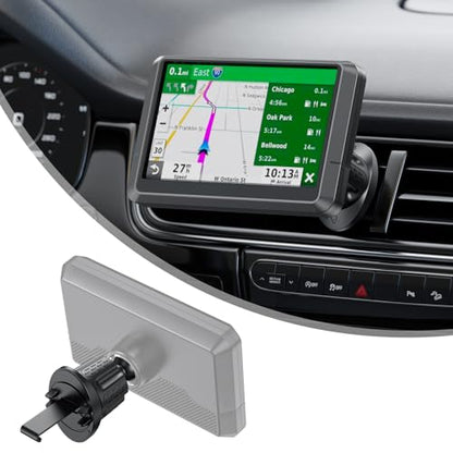 Garmin GPS Car Mount – Upgraded Metal Hook Air Vent Holder, 17mm Ball Air Vent Mount Compatible with Garmin Nuvi, Drive, DriveSmart, Dezl & Other 17mm Ball GPS Devices - style: 1-Pack