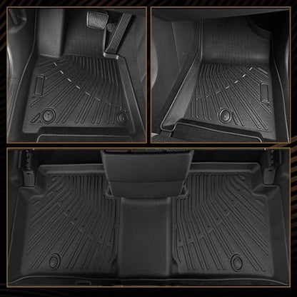 Naibeve Floor Mats for 2012-2020 Chevrolet Sonic (Not Fit Hatchback) - All Weather Custom Fit for Chevy Sonic Floor Mats Liner & Trunk Mat Waterproof Interior Accessories - size: 5)Sonic|2012-2020
