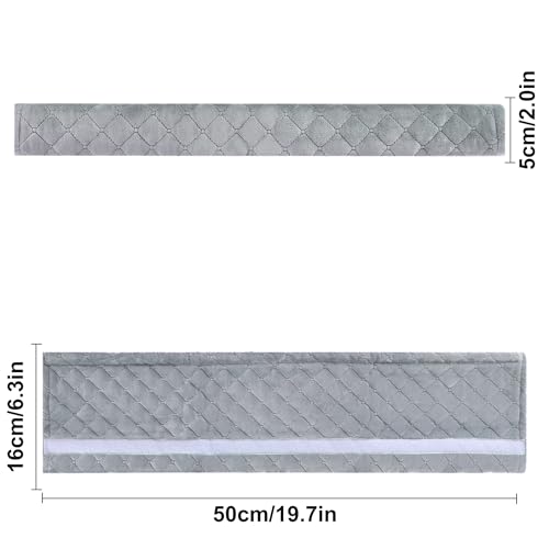 Amooca Soft Automotive Seat Belt Cover Seatbelt Shoulder Pad Neck Protector Cushions Universal Fit SUV Trucks Backpack Light Grey Extra Long 19.7in - color: Light Grey, size: 19.7in-1pc