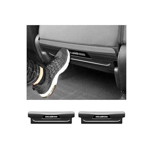 2PCS Back Seat Cover Compatible with Honda 2017-2022 CRV Accessories Stainless Steel Material Velcro Install Car Kick Mats Seat Back Protectors