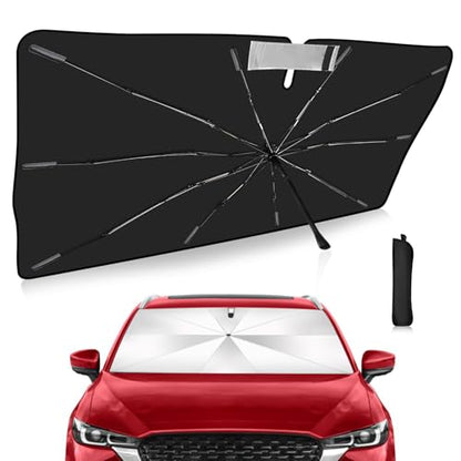 Windshield Sun Shade Umbrella Custom Fit CX5 CX-5 2017-2024 2025 Foldable UV Protection Car Cover, Emergency Rain Shield & Dashboard Protector - Durable Auto Accessory - size: For CX5 CX-5 2017+