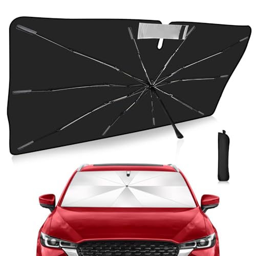 Windshield Sun Shade Umbrella Custom Fit CX5 CX-5 2017-2024 2025 Foldable UV Protection Car Cover, Emergency Rain Shield & Dashboard Protector - Durable Auto Accessory - size: For CX5 CX-5 2017+