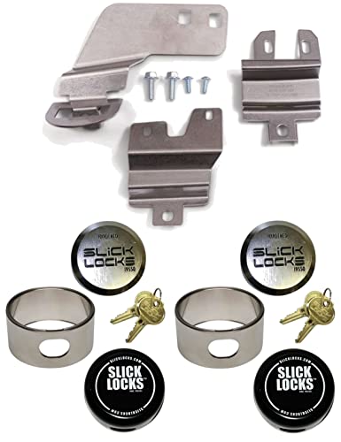 Slick Lock FD-TR-FVK-Slide-TK - Full-Size Ford Transit Van w/Side Sliding Door & Rear Swing Doors - Vehicle Security