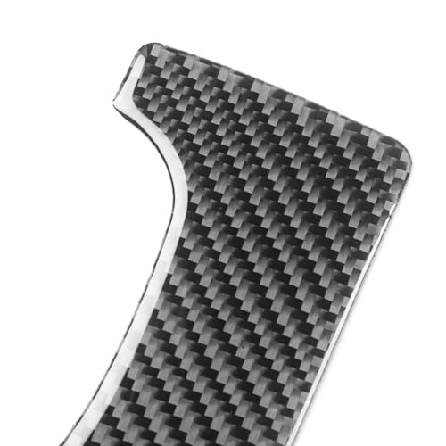 Driver's Side Center Dash Storage Slot Trim Cover Carbon Fiber Sticker Compatible with Toyota Camry 2007 2008 2009 2010 2011 Carbon Fiber Interior Accessories - color: Black 22
