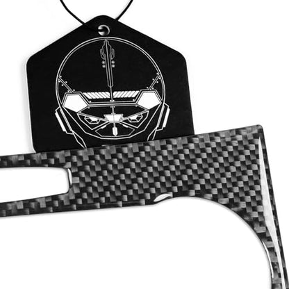 NVCNX Carbon Fiber Compatible with Mercedes-Benz C-Class W204 C250 C300 C350 C63 AMG 2012 2013 2014 Sedan / 2012-2015 Coupe Accessories Dash AC Control Panel Cover Sticker Decal Interior Trim A 1PC - color: Dash Ac Climate Control Panel Trim a - for 2012+