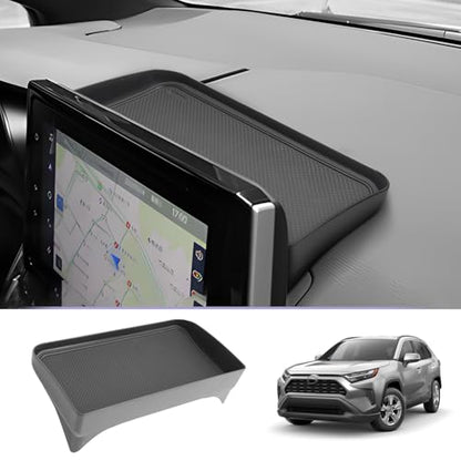 LUWU 2025 RAV 4 Dashboard Storage Tray Compatible with 2019-2022 2023 2024 2025 Toyota RAV 4 Center Console Display Box Hidden Tray Behind Screen 2025 RAV 4 Accessories - color: 2019-2025 RAV 4 Dashboard Box