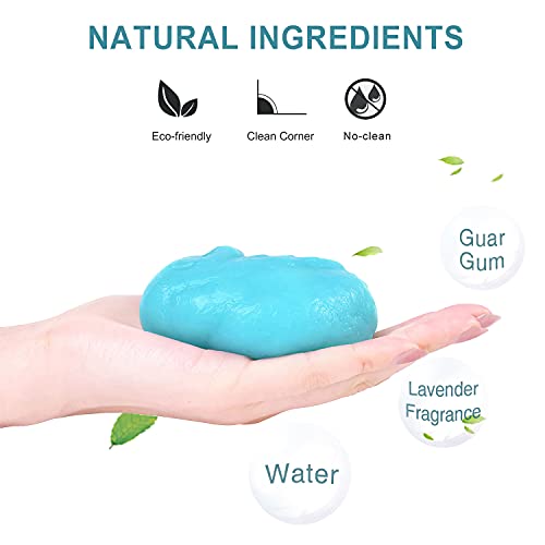 Cleaning Gel for Car Detailing Putty Car Vent Cleaner Goo Cleaning Putty Gel Auto Detailing Tools Car Interior Cleaner Dust Cleaning Mud for Cars Dust Cleaner Slime Keyboard Cleaner Gel (1Pack) - size: 1 Pack