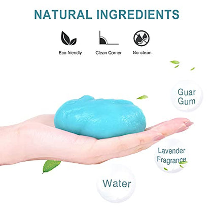 Cleaning Gel for Car Detailing Putty Car Vent Cleaner Goo Cleaning Putty Gel Auto Detailing Tools Car Interior Cleaner Dust Cleaning Mud for Cars Dust Cleaner Slime Keyboard Cleaner Gel (1Pack) - size: 1 Pack