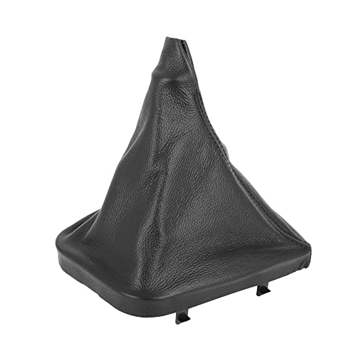 X AUTOHAUX Gear Shifter Knob Boot Dust Cover PU Leather for BMW 323i 1998-1999 for BMW 325i 330xi 2004-2005