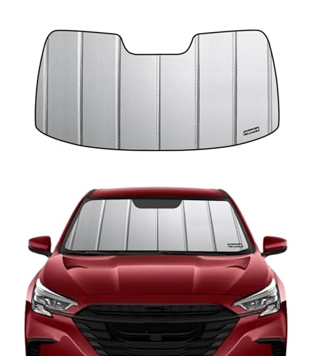 Pigenius Windshield Sunshade for Subaru Legacy/Outback 2020-2022, Premium Grey Leather Finish - color: gray, size: for legacy/outback 2020-2022