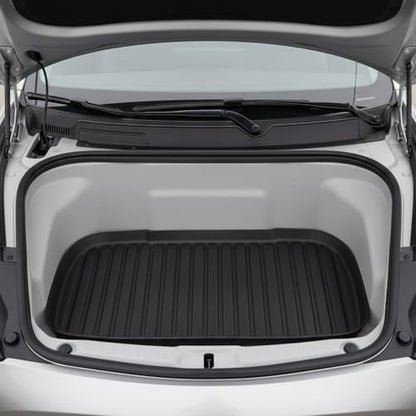 Storage Mats and Cargo Liners Compatible with 2025 2026 New Model Y Juniper, All Weather Rear Cargo Trunk Tray Floor Mat Custom Fit 3D Tech Waterproof Durable TPO Accessories - size: New Model Y Juniper cargo mat with storage mat
