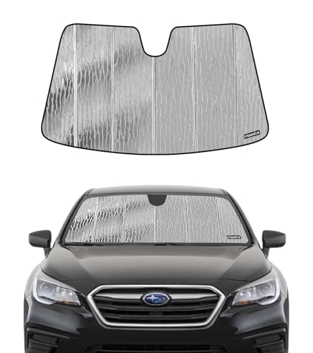 Pigenius Windshield Sunshade for Subaru Legacy/Outback 2015-2019 No Eyesight, Reversible Silver/Black - color: silver, size: for legacy/outback 2015-2019 without eyesight