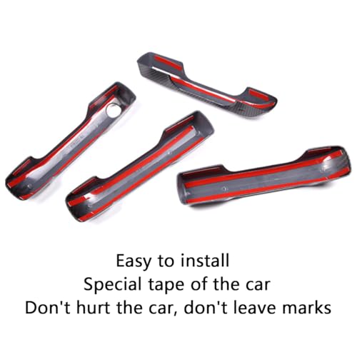 Car AccessoriesExterior Side Door Handles Cover Trime Without Smart Keyhole Compatible with Toyota Tundra/Sequoia 2026 2025 2024 2023 2022 (Chrome) 4PCS ABS - color: Chrome